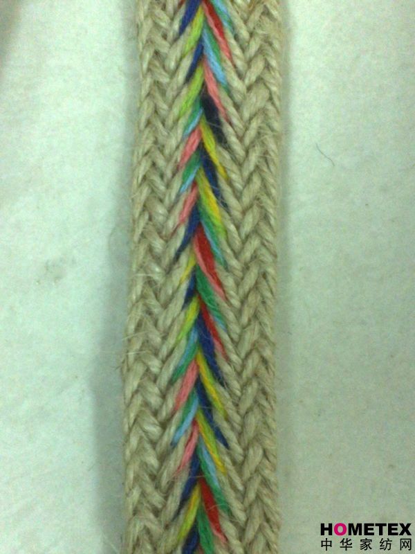 濰坊凡普瑞織造 工藝麻辮子 彩色麻辮子 規格1MM-100MM 原料成份棉